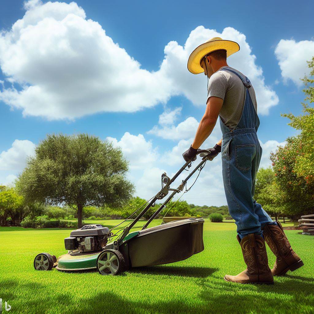 Cut Grass in Texas